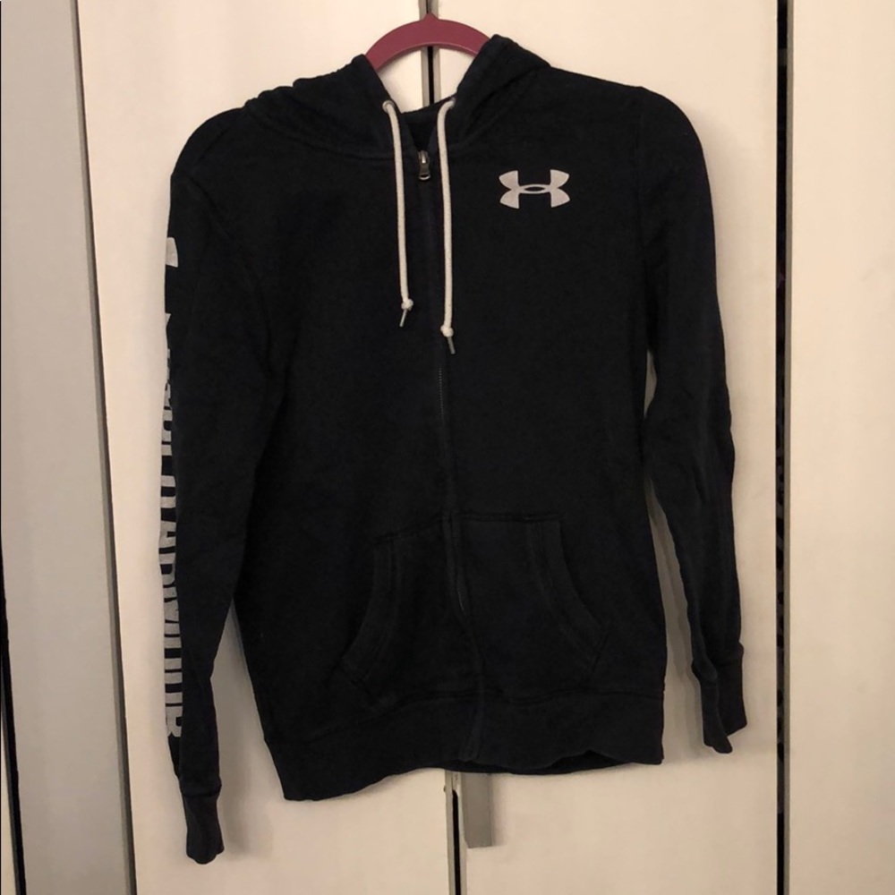 Under Armour Black Zip Up Hoodie